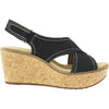 Womens Clarks Clarks Aisley Tulip Women's Black Nubuck Black Nubuck