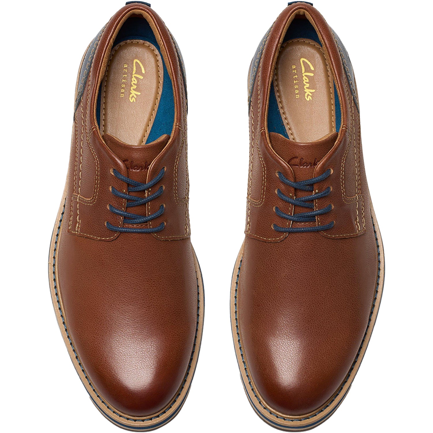 Men's Clarks Monahan Plain Tan Leather – Footwear