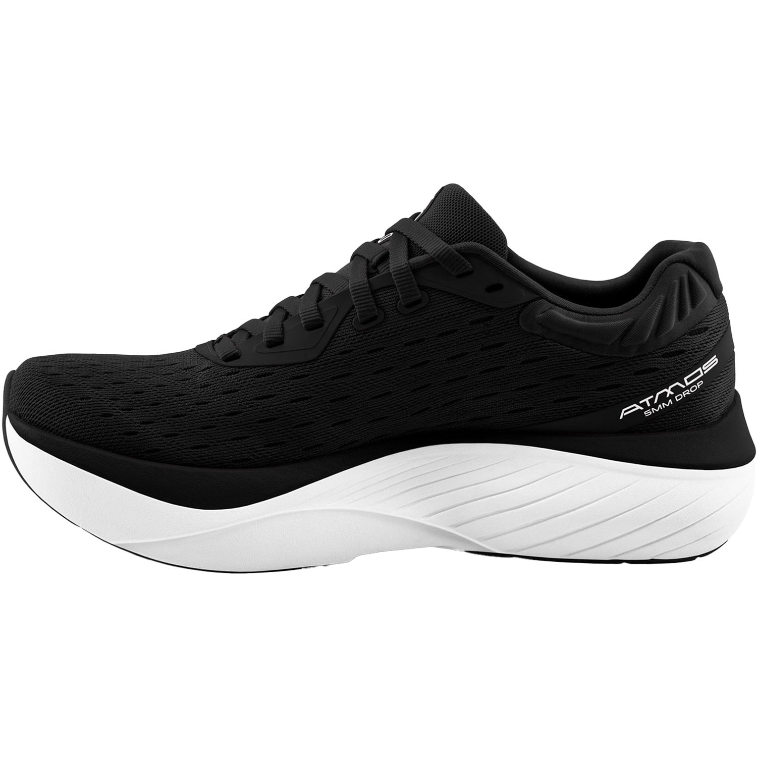 Womens Topo Topo Atmos Women's Athletic Shoes Black/White Mesh (Neutral Support) Black/White Mesh