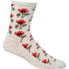Womens Sockwell Sockwell Essential Comfort Crew Women's Novelty Crew Socks Poppy Ash Poppy Ash