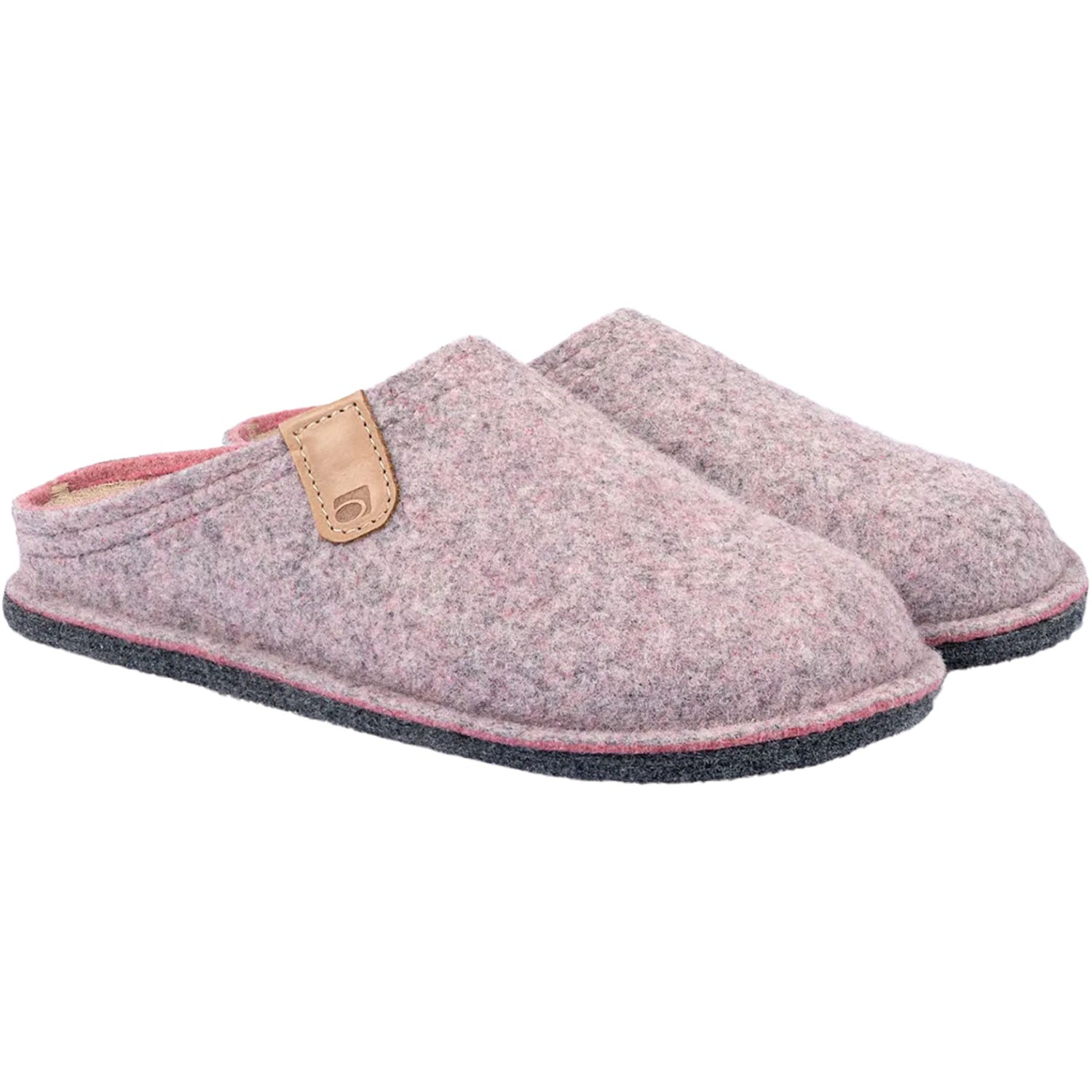 Womens Rohde ROHDE Lucca-D Women's Open Back Slippers Rose Synthetic Rose Synthetic