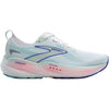 Womens Brooks Women's Brooks Glycerin GTS 22 White/Limpet Shell/Amparo Blue Mesh White/Limpet Shell/Amparo Blue Mesh