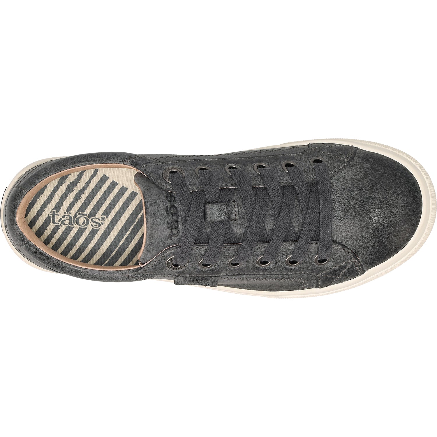 Womens Taos Taos Plim Soul Lux Women's Sneakers Steel Leather Steel Leather