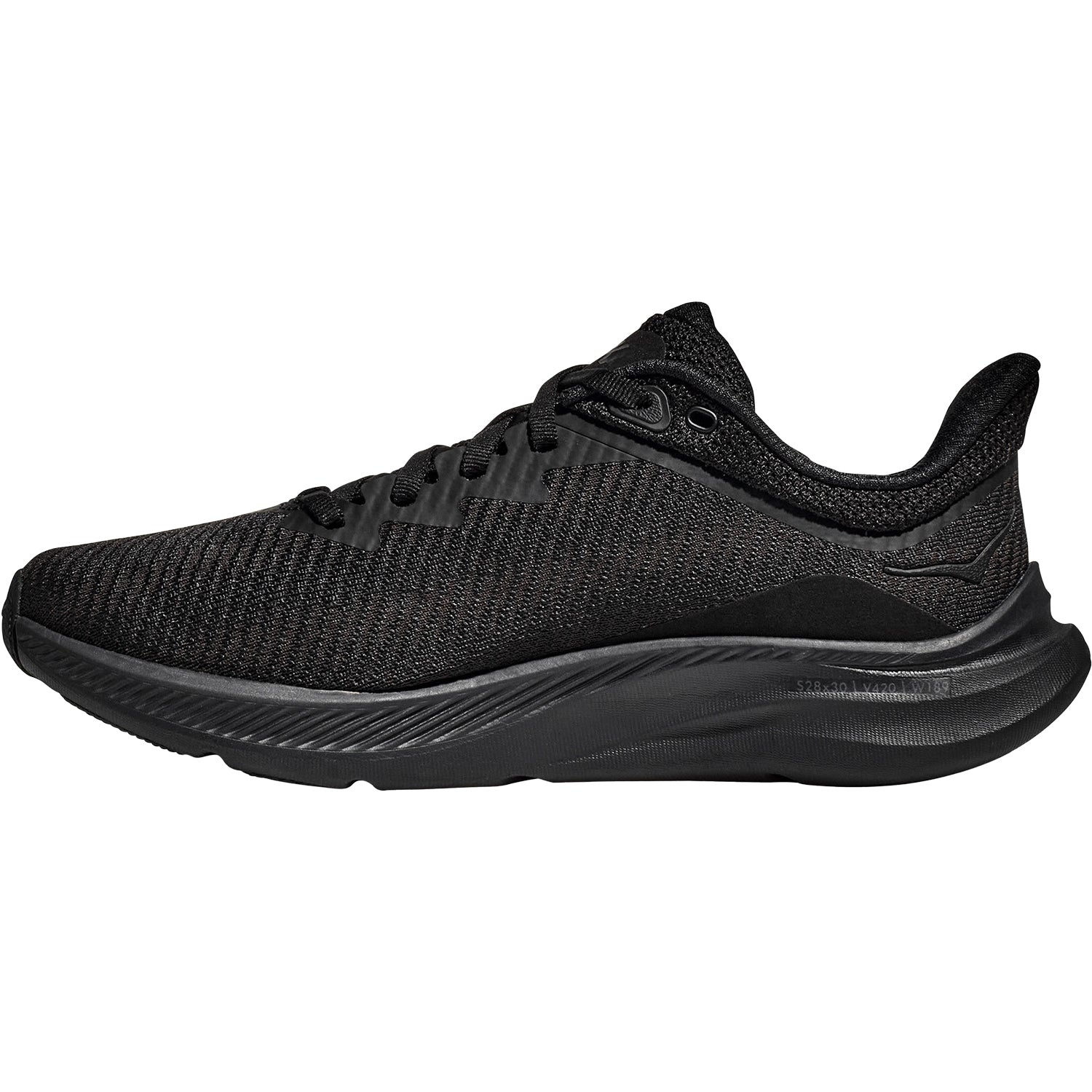 Womens Hoka one one Women's Hoka Solimar Black/Black Mesh Black/Black Mesh