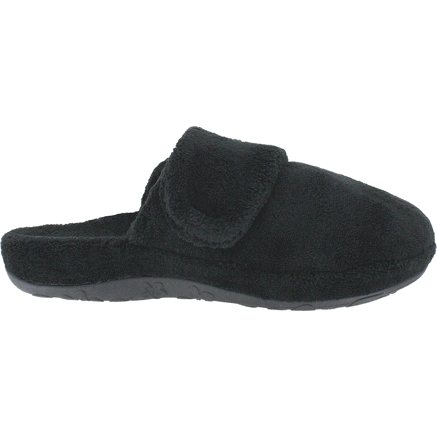 Womens Aetrex Aetrex Mandy Women's Slippers Black Terrycloth Black Terrycloth