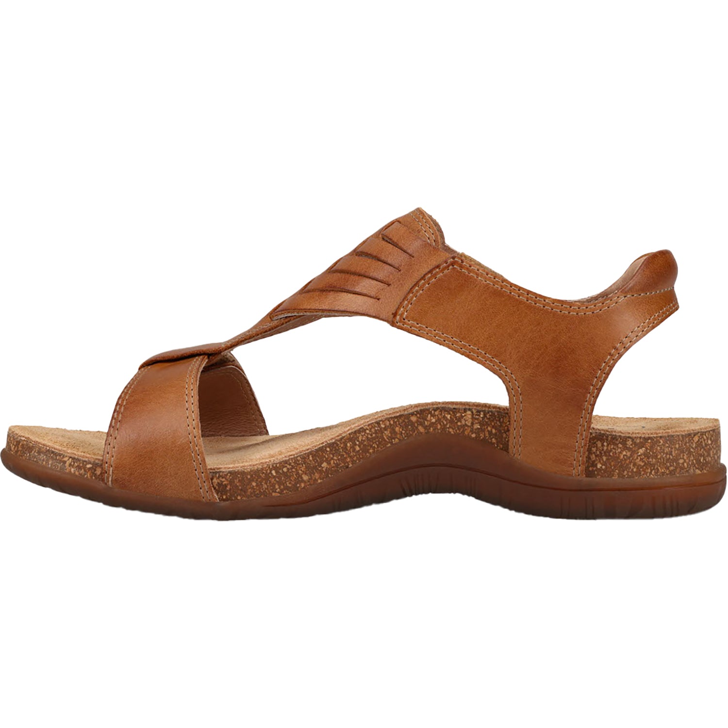 Womens Taos Taos Wonderful Women's Sandals Thong Sandals Caramel Leather Caramel Leather