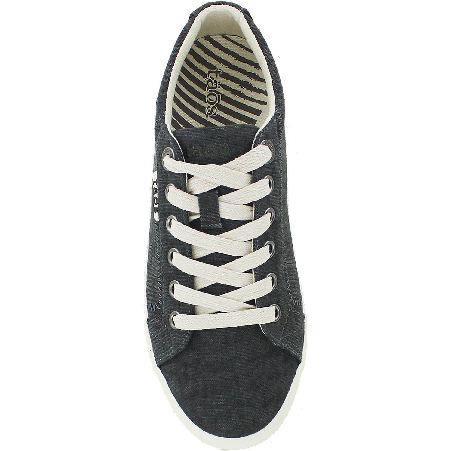 Womens Taos Taos Star Women's Shoes Charcoal Washed Canvas Charcoal Washed Canvas