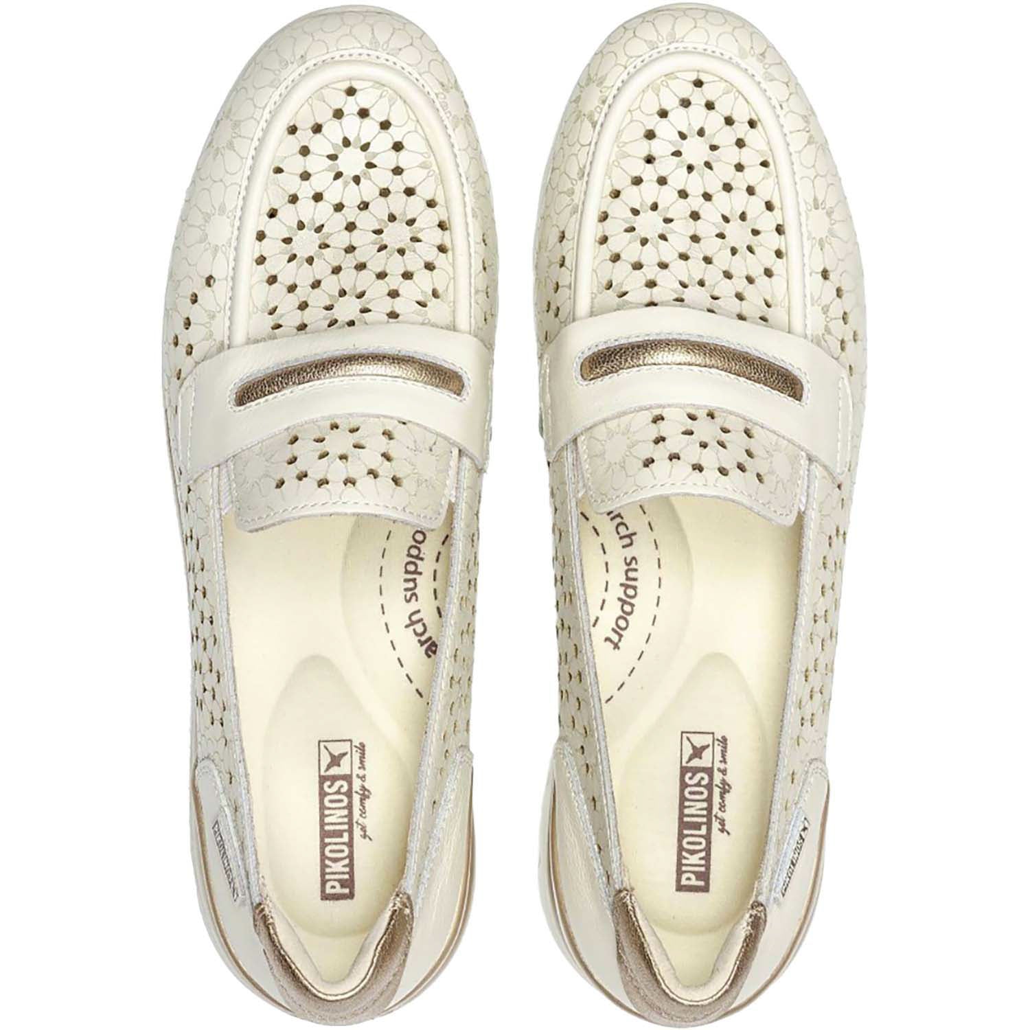 Womens Pikolinos Pikolinos Cantabria W4R-6518C1 Women's Loafers Nata Leather Nata Leather