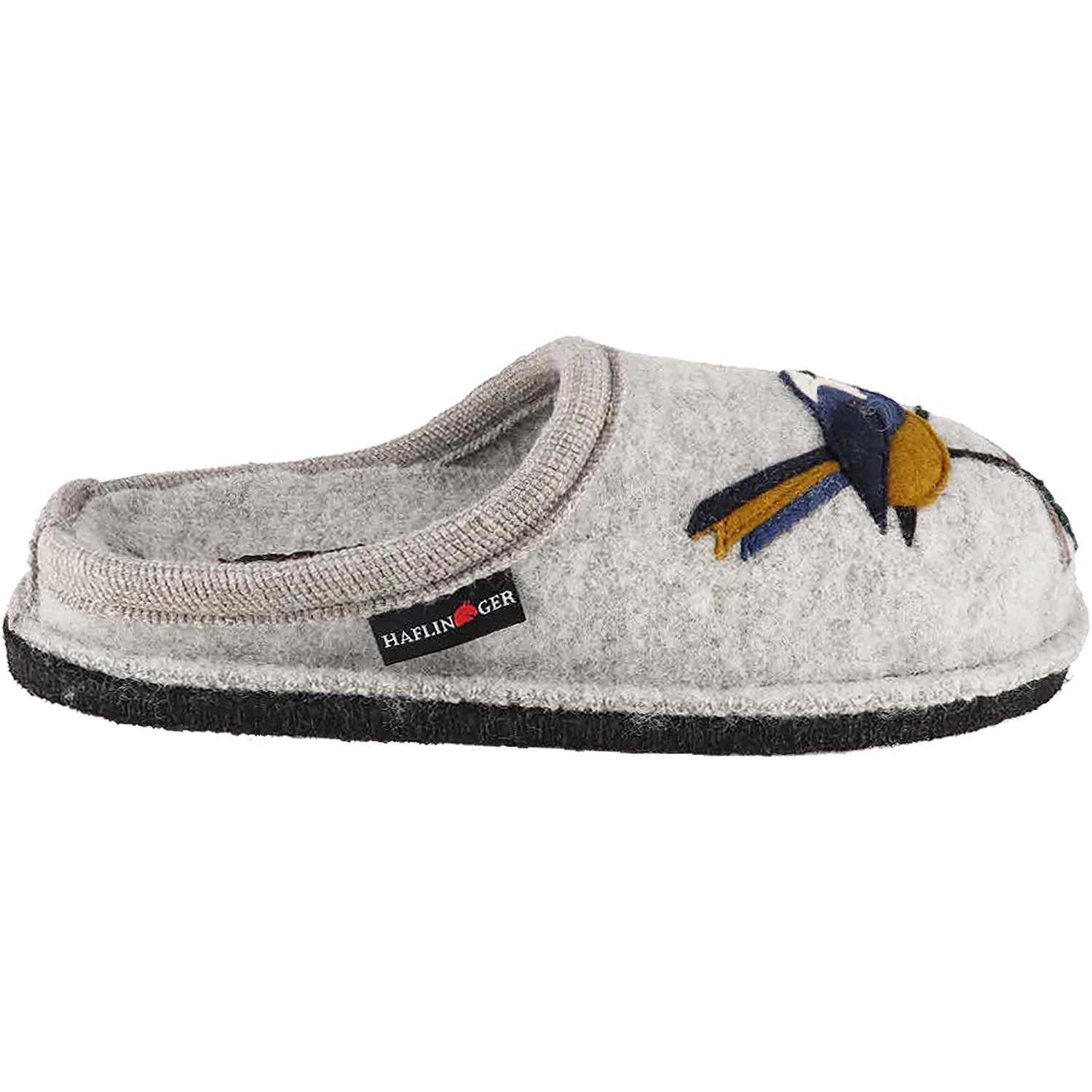 Womens Haflinger Haflinger Songbird Women's Slippers Silver Grey Silver Grey