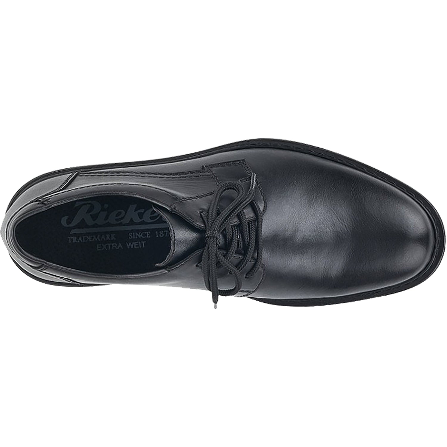 Mens Rieker Rieker 17627-00 Dustin 27 Men's Dress Shoes Black Leather Black Leather