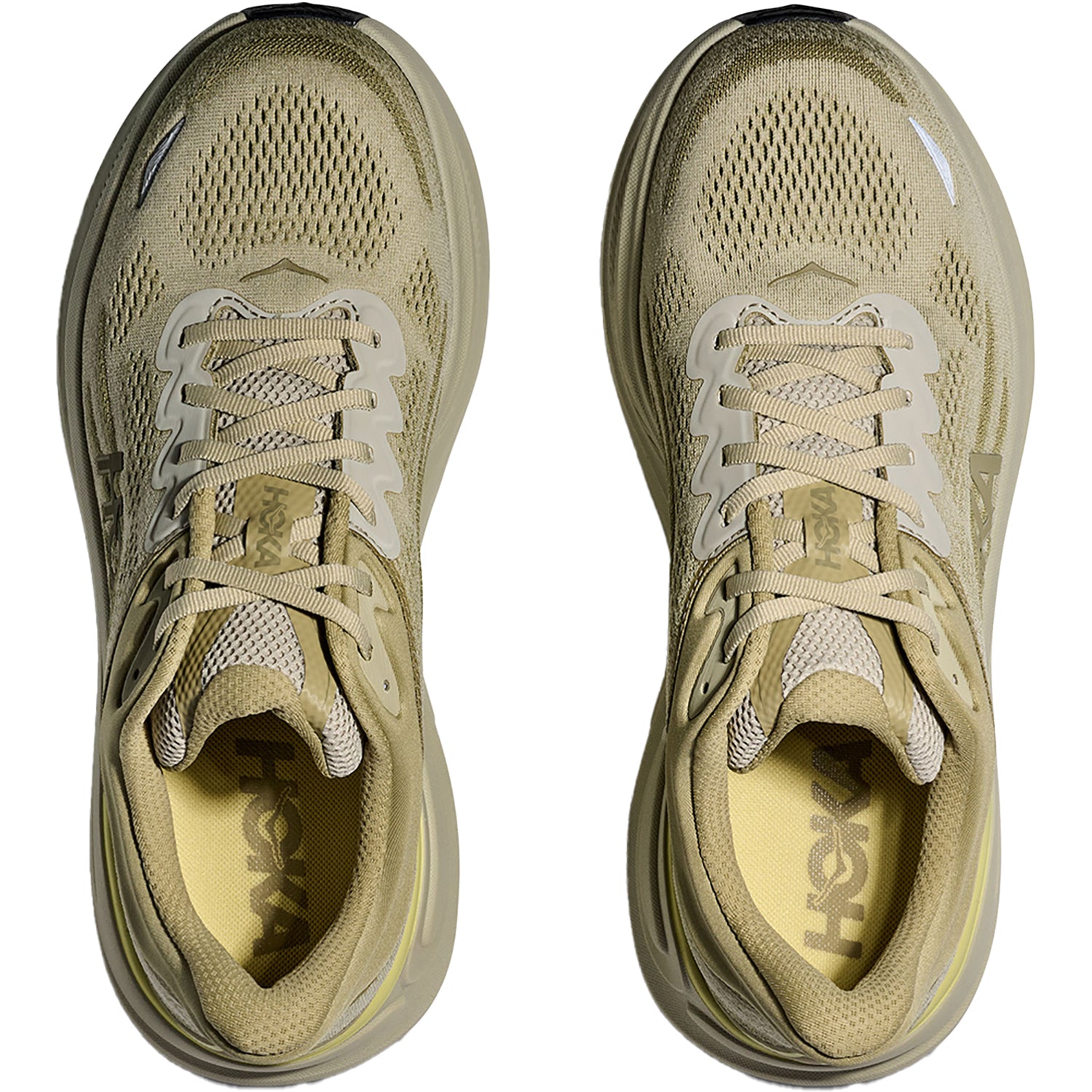 Mens Hoka one one Men's Hoka Bondi 9 Grassland/Oyster Mushroom Mesh (Neutral Support) Grassland/Oyster Mushroom Mesh