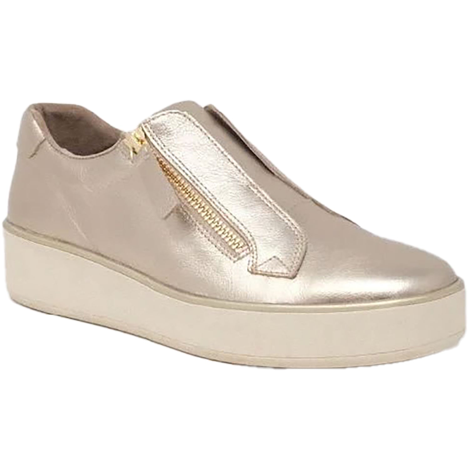 らさら  Women's Ziera Zikta Milk Sole/Champagne Leather – Footwear etc.