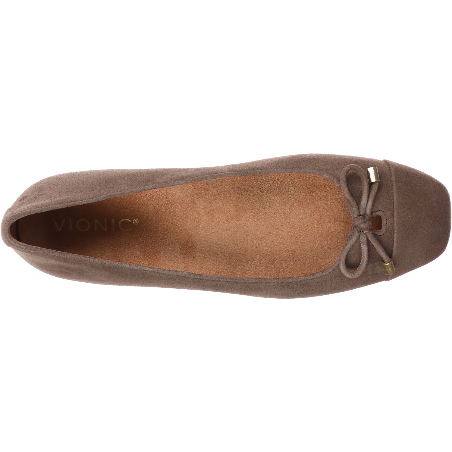 Womens Vionic Vionic Women's Slip On Flats Driftwood Suede Driftwood Suede
