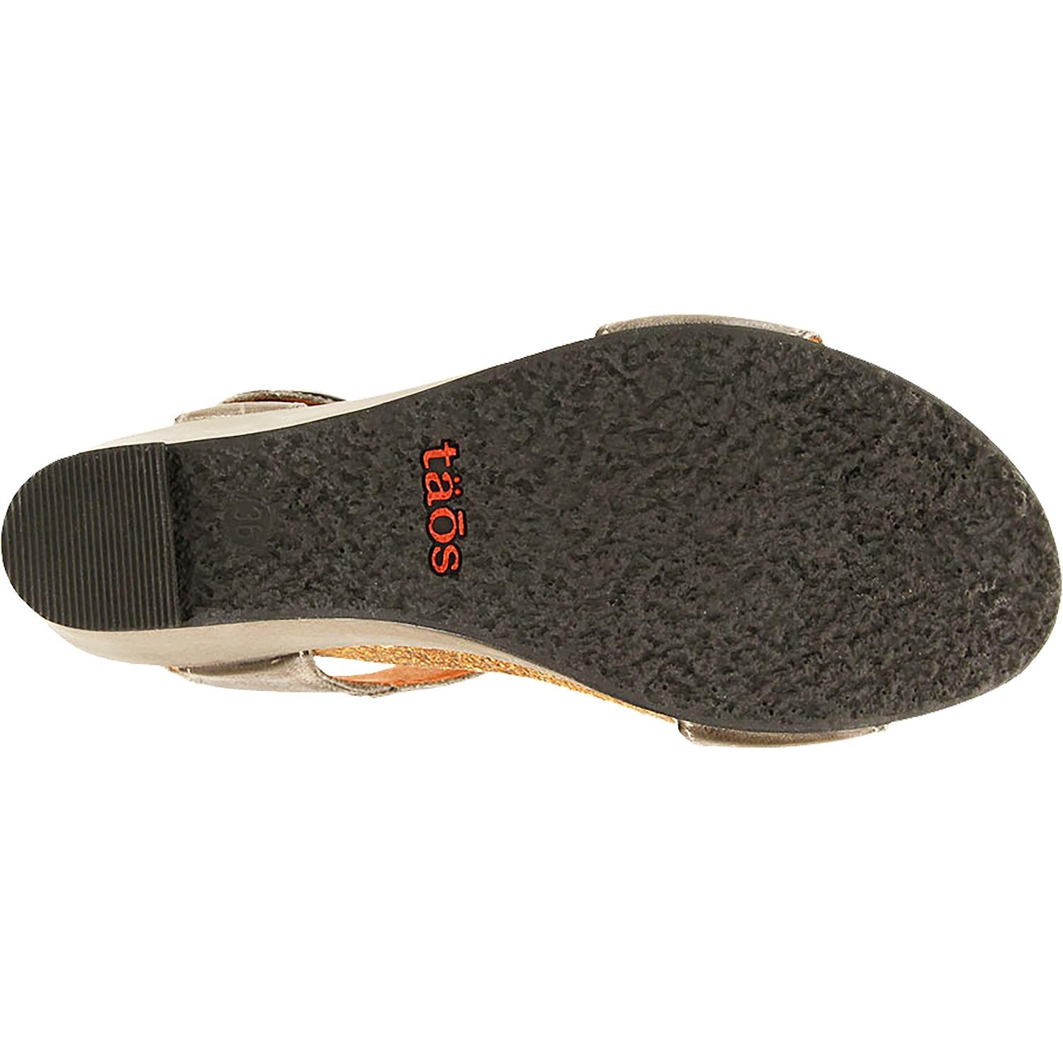 Womens Taos Taos Carousel 2 Women's Wellness Sandals Graphite Leather Graphite Leather