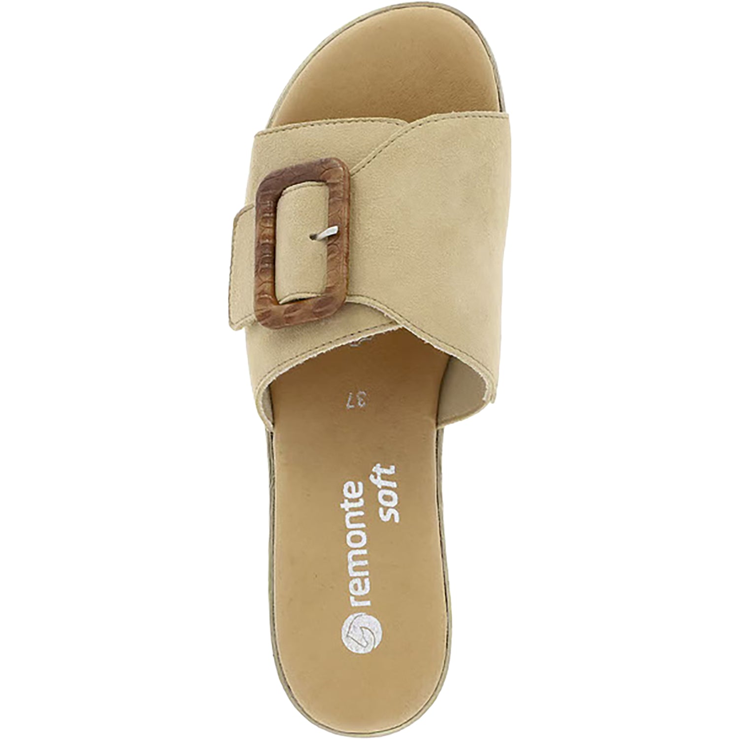 Womens Remonte Remonte D0N56-60 Jerilyn 56 Women's Wedge Sandals Sand Suede Sand Suede