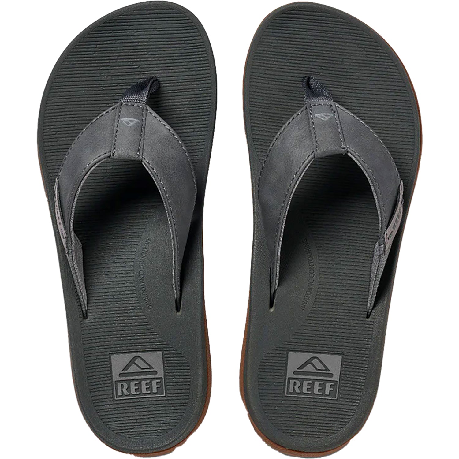 Mens Reef Men's Reef Reef Santa Ana Grey Synthetic Grey Synthetic