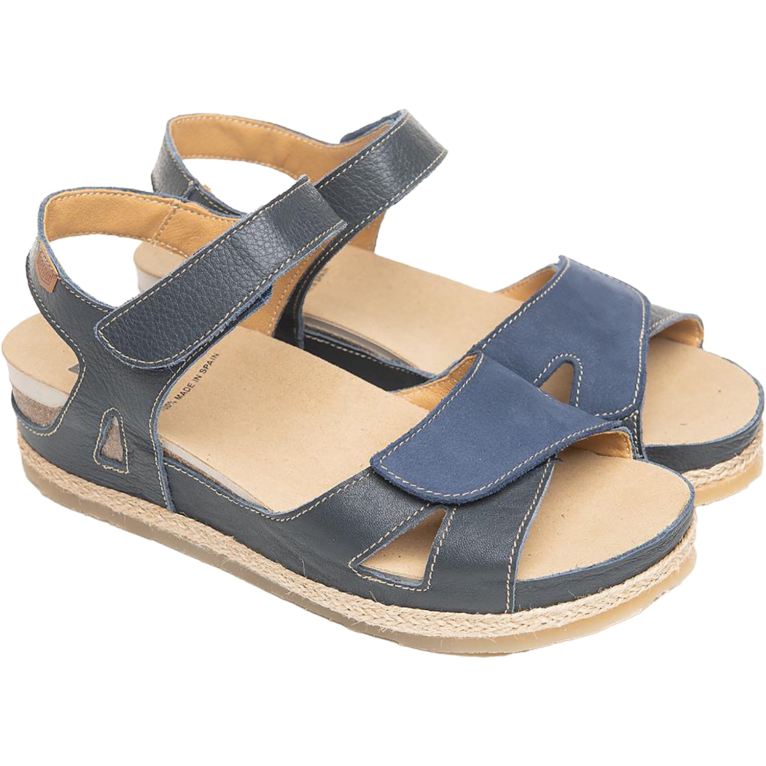 Womens On foot On Foot - Casitas 221 Trenton Women's Sandals Navy Navy