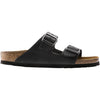 Unisex Birkenstock Birkenstock Arizona Unisex Slide Sandals Black Oiled Leather Black Oiled Leather