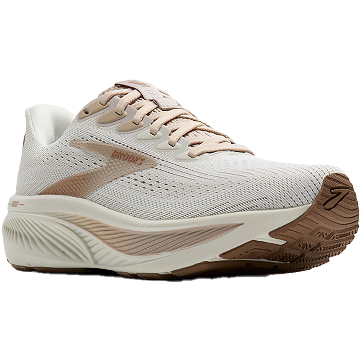 Womens Brooks Women's Brooks Ghost 17 Grey/Chateau Grey/Portabella Mesh (Neutral Support) Grey/Chateau Grey/Portabella Mesh