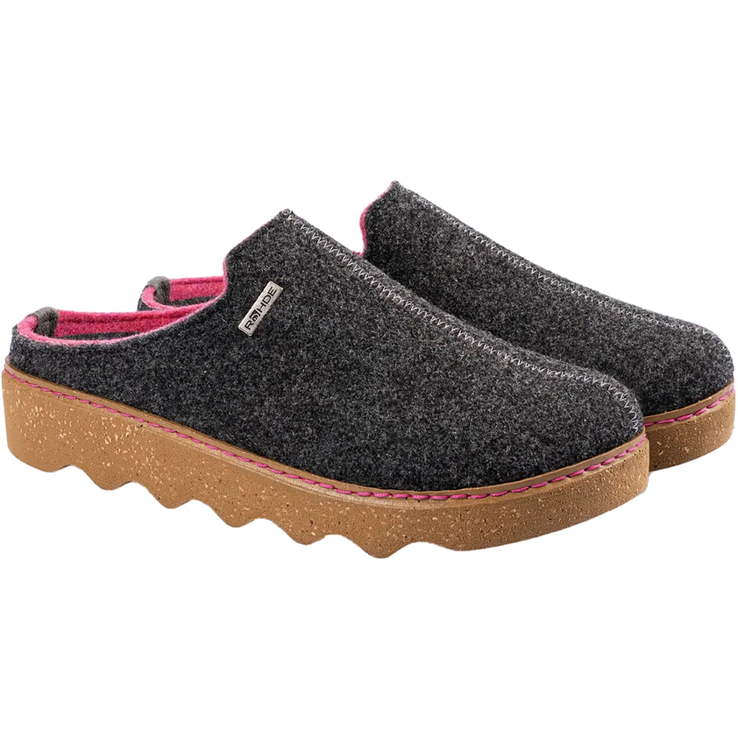 Womens Rohde Rohde Foggia-D Women's Outdoor Slippers Stone Stone