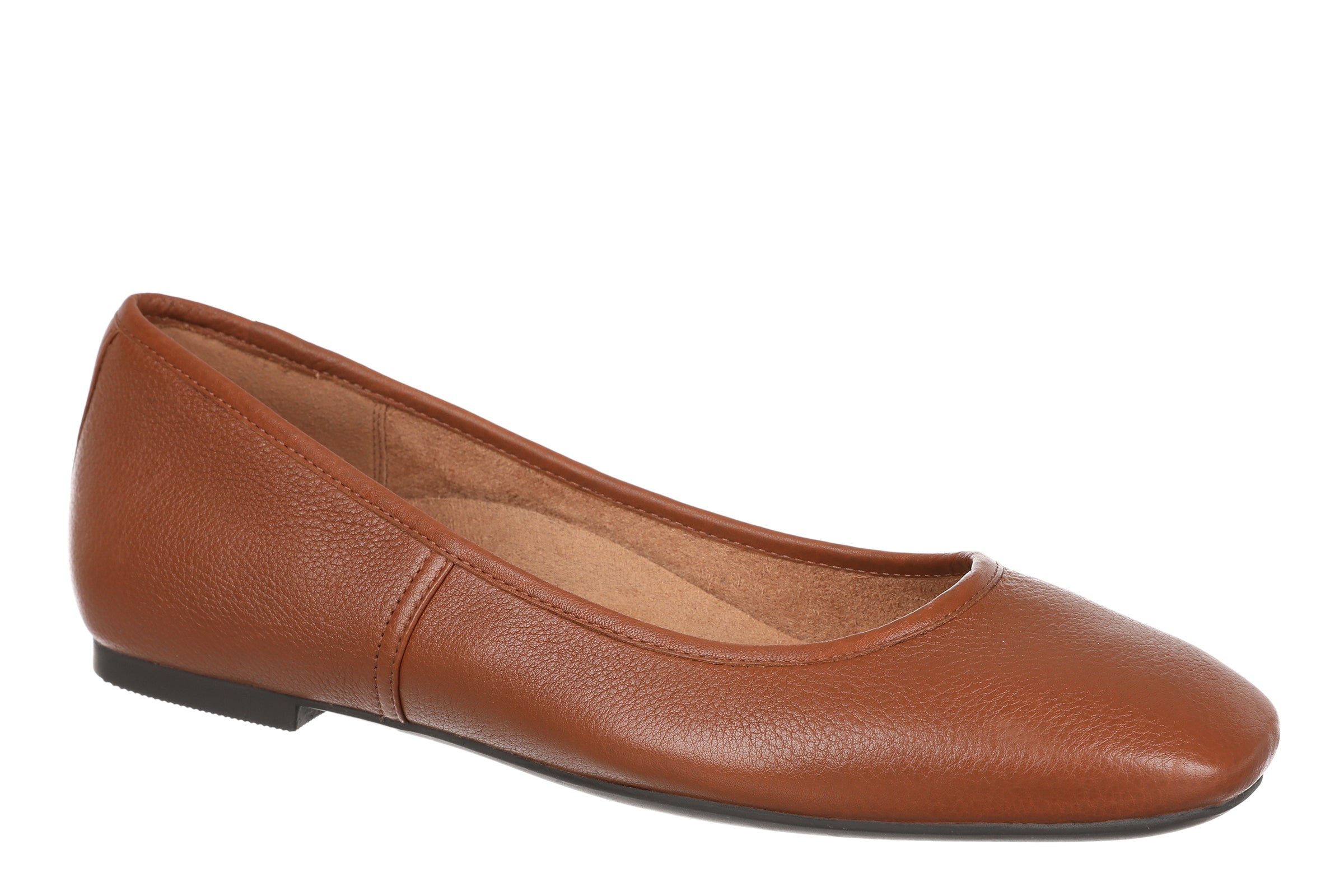 Womens Vionic Women's Vionic Orinda Dark Tan Leather Dark Tan