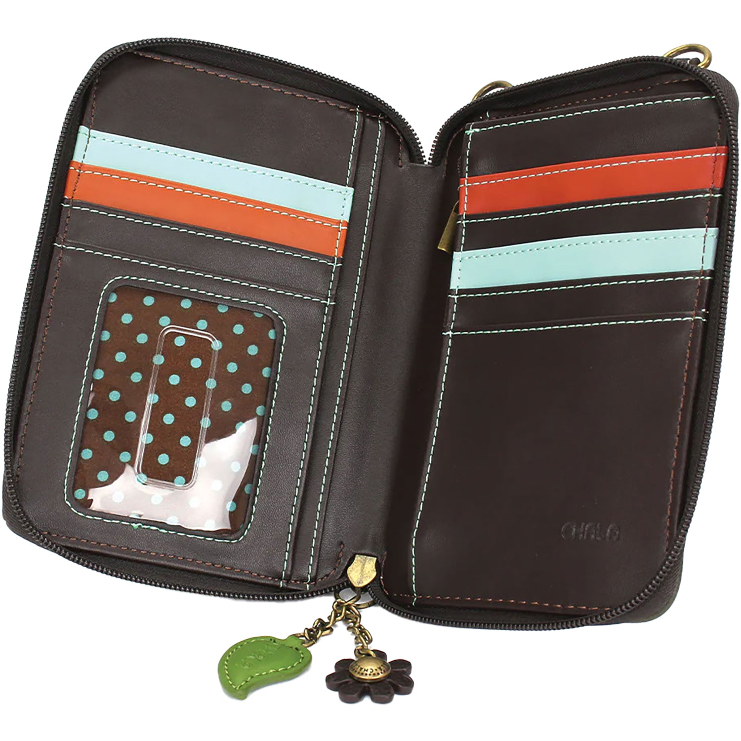 Unisex Chala Chala Monarch Butterfly Wallet Crossbody Handbag Wallet Olive Synthetic Olive Synthetic