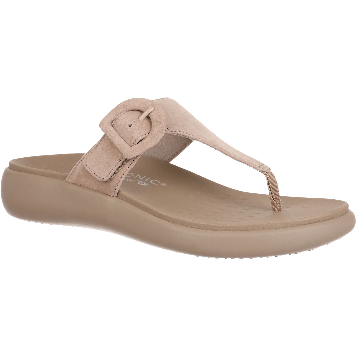 Womens Vionic Vionic Activate RX Women's Thong Sandals Taupe Suede Taupe Suede