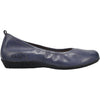 Womens Taos Taos Chit Chat Women's Ballerina Flats Petrol Blue Leather Petrol Blue Leather