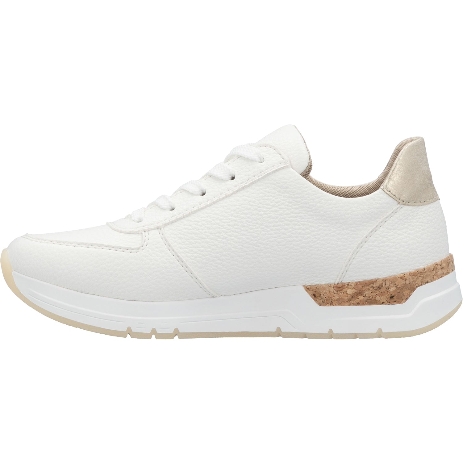 Womens Rieker Rieker 58902-80 Women's Shoes Weiss/Porzellan/Muschel Synthetic Weiss/Porzellan/Muschel Synthetic