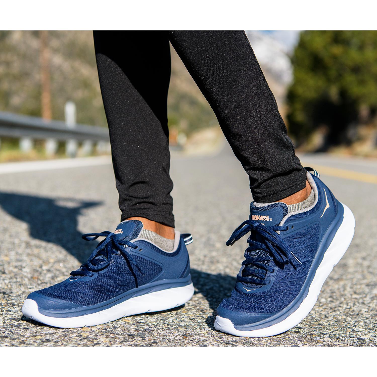 Womens Hoka one one Women's Hoka One One Akasa Black/Dark Shadow Mesh Black/Dark Shadow Mesh