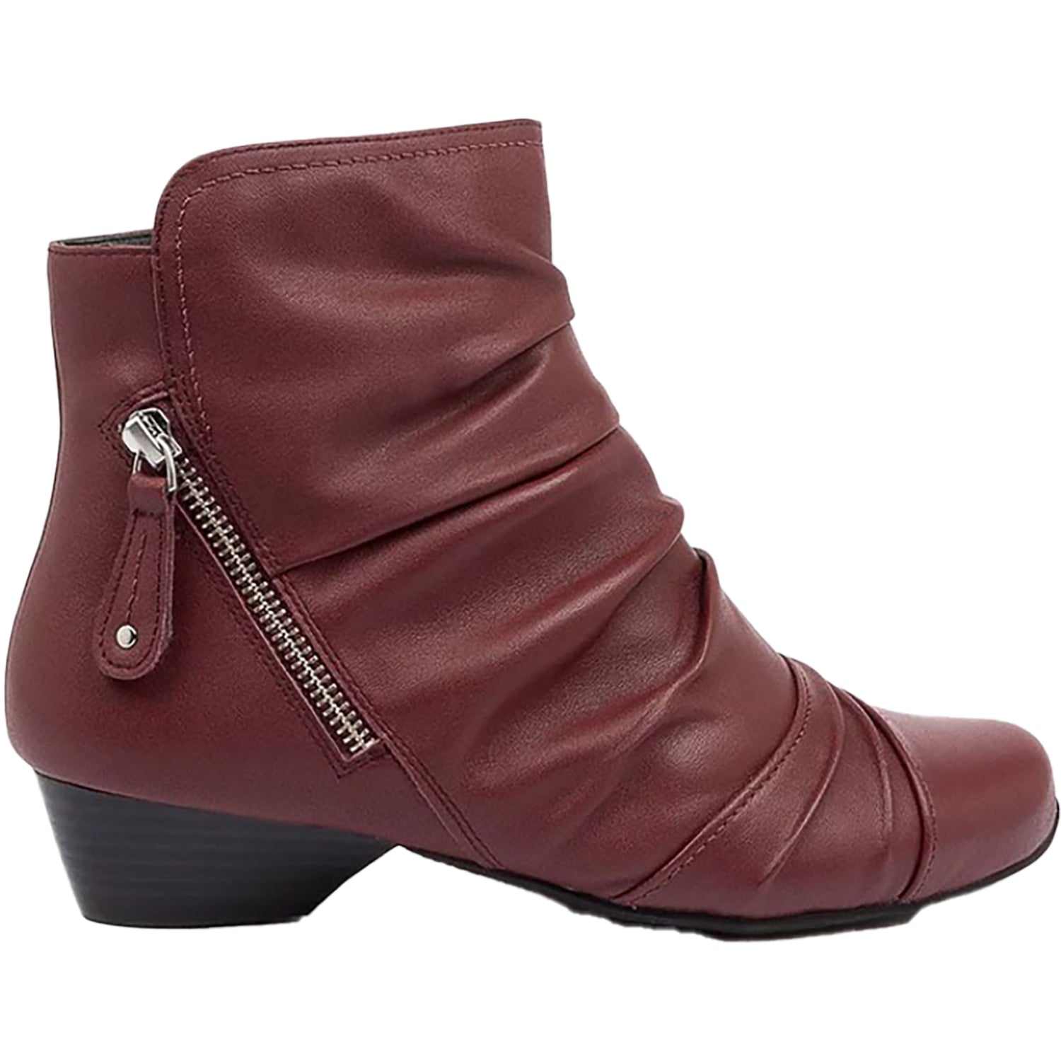 Womens Ziera Ziera Camryn XW Women's Boots Red Leather Red Leather