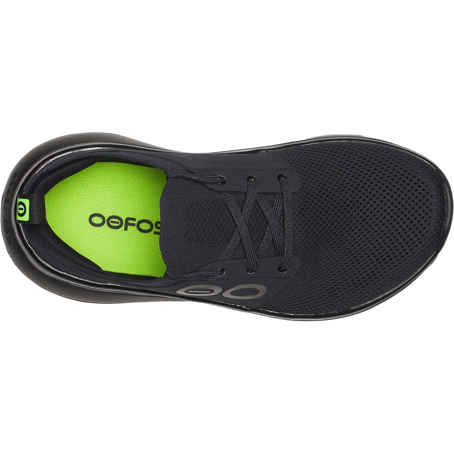 Womens Oofos Oofos Oomy Stride Women's Recovery Black/Black Synthetic Black/Black Synthetic