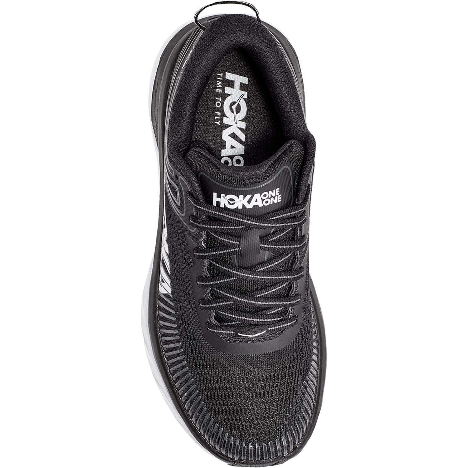 Womens Hoka one one Women's Hoka One One Bondi 7 Black/White Mesh Black/White Mesh