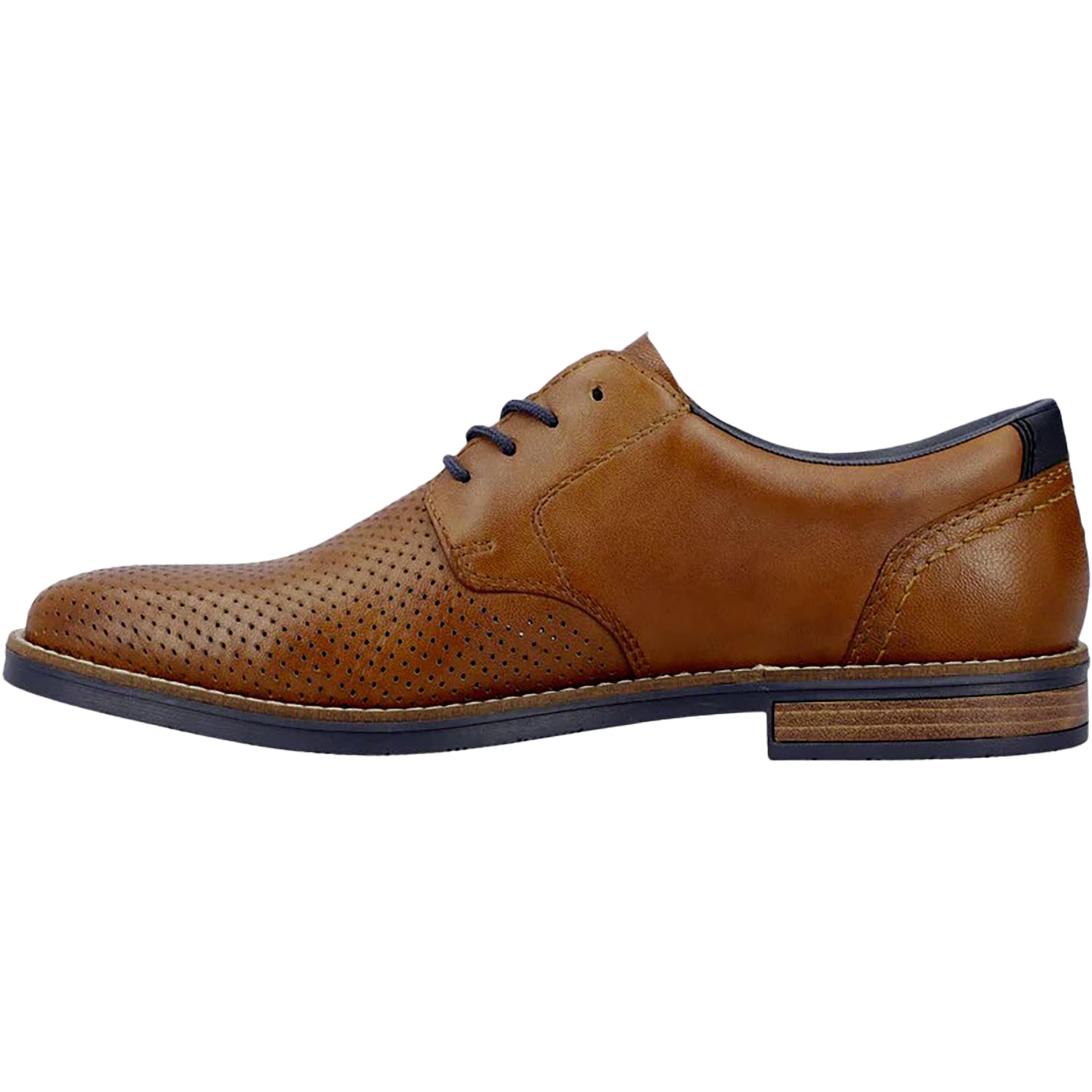 Mens Rieker Rieker 13507-22 Dimitry 07 Men's Dress Shoes Tabacco/Cuoio/Lake Leather Tabacco/Cuoio/Lake Leather