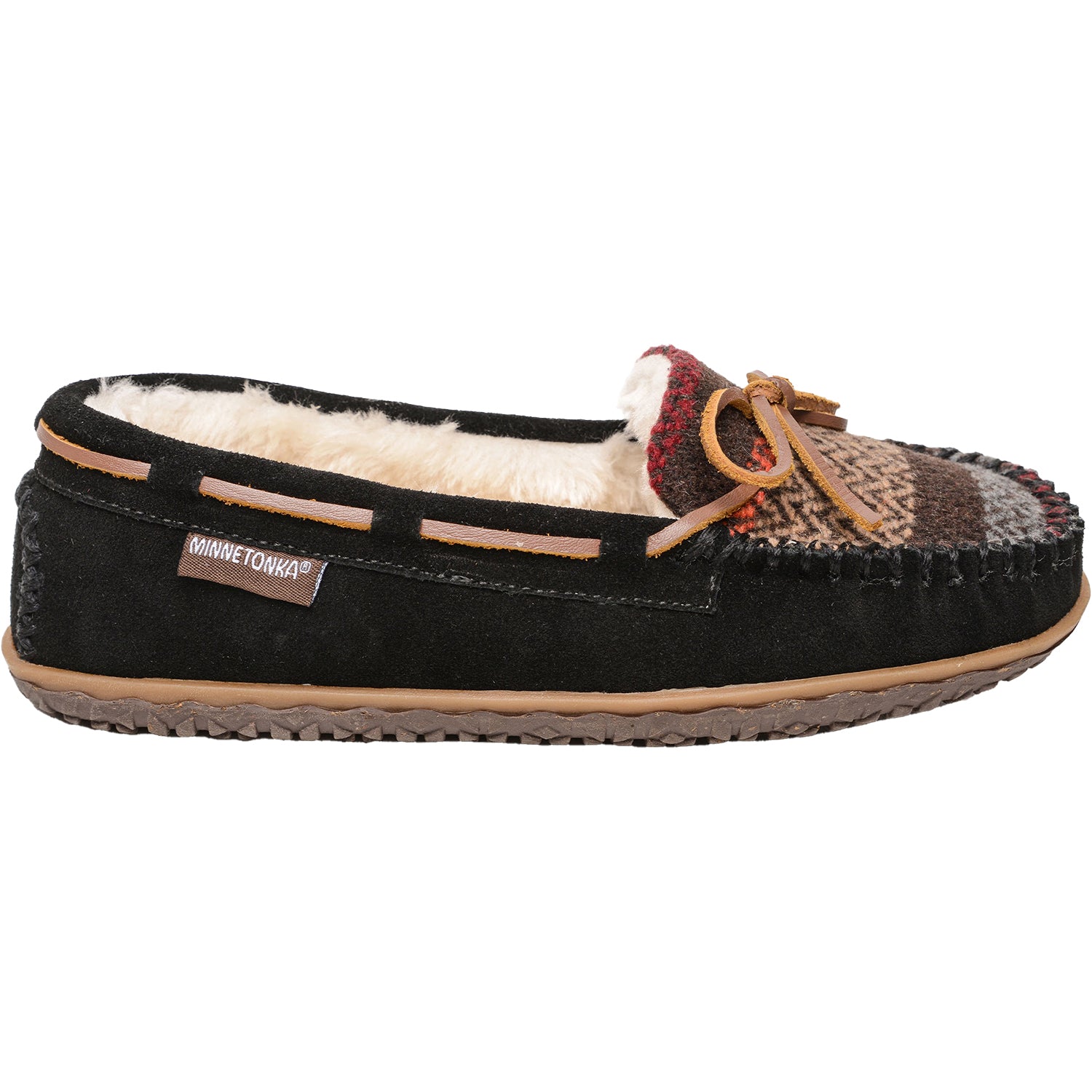 Women's Minnetonka Tilia Black Multi Suede