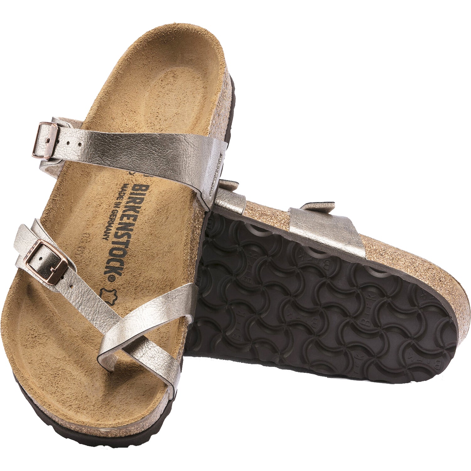 Womens Birkenstock Birkenstock Mayari Women's Sandals Graceful Taupe Birko-Flor Graceful Taupe Birko-Flor