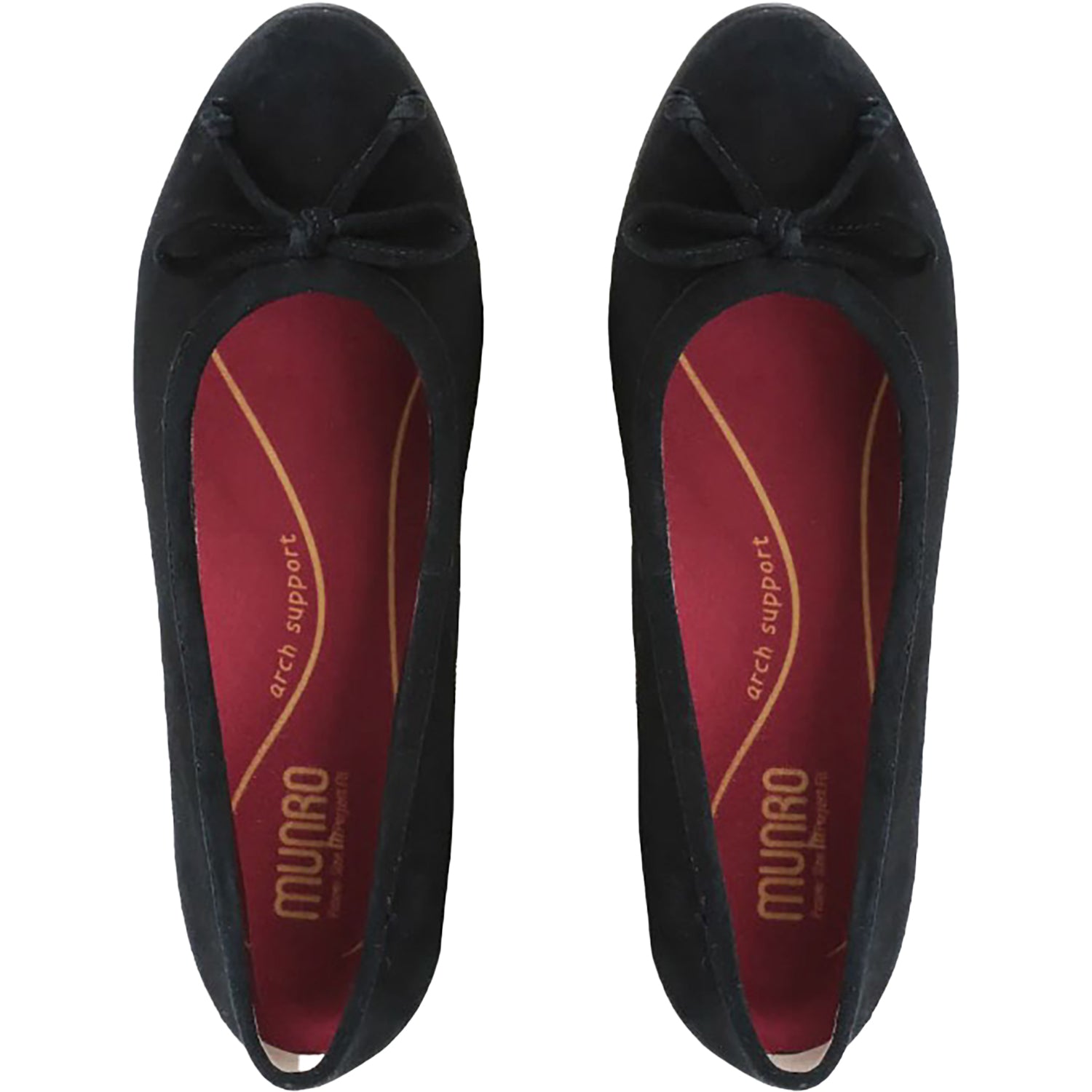 Munro Women's Joslynn, Black Suede 6.5 B/Medium