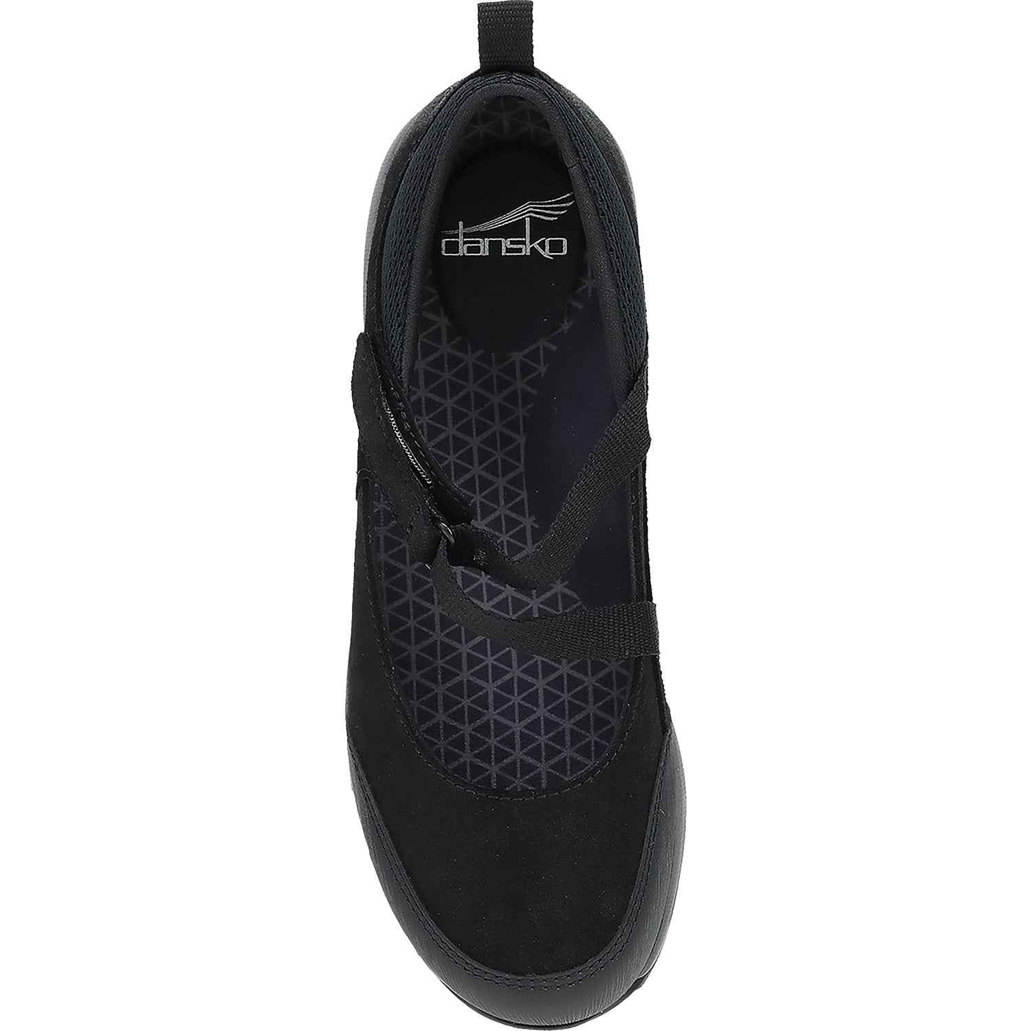 Womens Dansko Women's Dansko Primrose Black Burnished Suede Black Burnished Suede