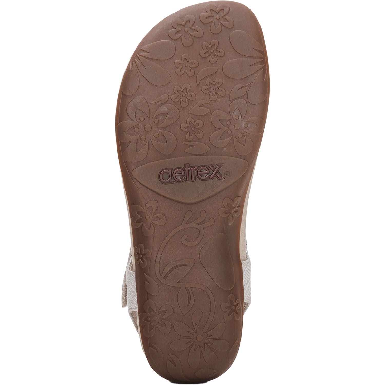 Womens Aetrex Aetrex Ellie Women's Sandals Grey Textured Synthetic Grey Textured Synthetic