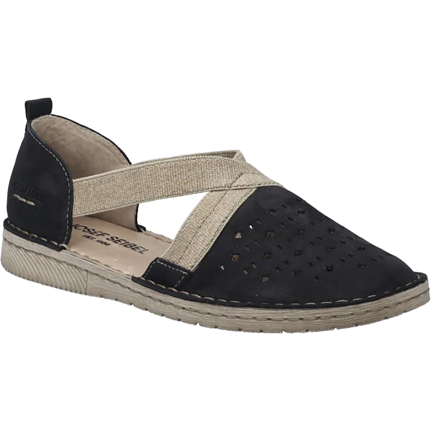 Womens Josef seibel Josef Seibel Sofie 44 Women's Slip On Shoes Black Leather Black Leather