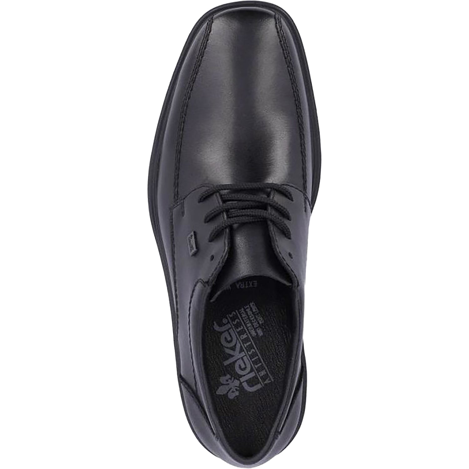 Mens Rieker Rieker B0013-00 Maurice Men's Dress Shoes Nero/Black Leather Nero/Black Leather