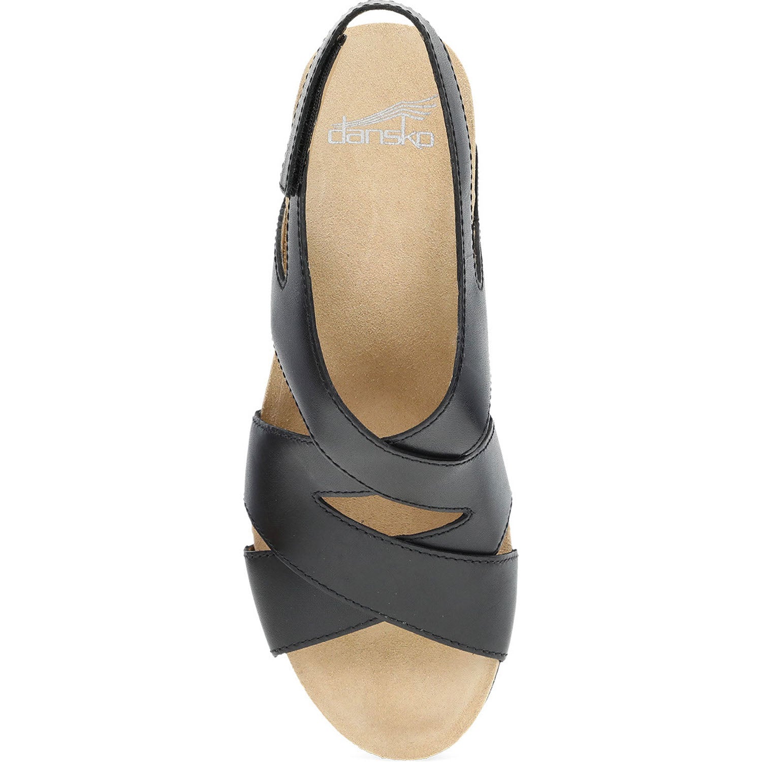 Womens Dansko Women's Dansko Shyla Black Burnished Nappa Leather Black Burnished Nappa Leather