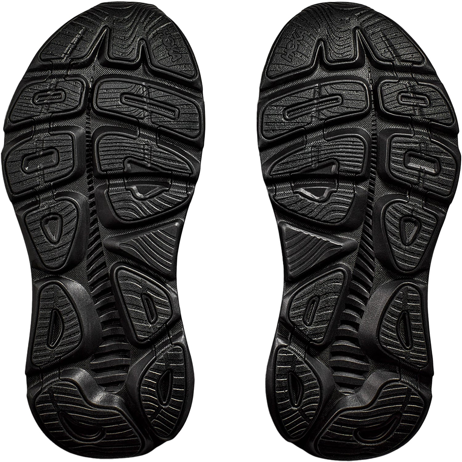 Mens Hoka one one Men's Hoka Gaviota 5 Black/Black Mesh (Stability Support) Black/Black Mesh