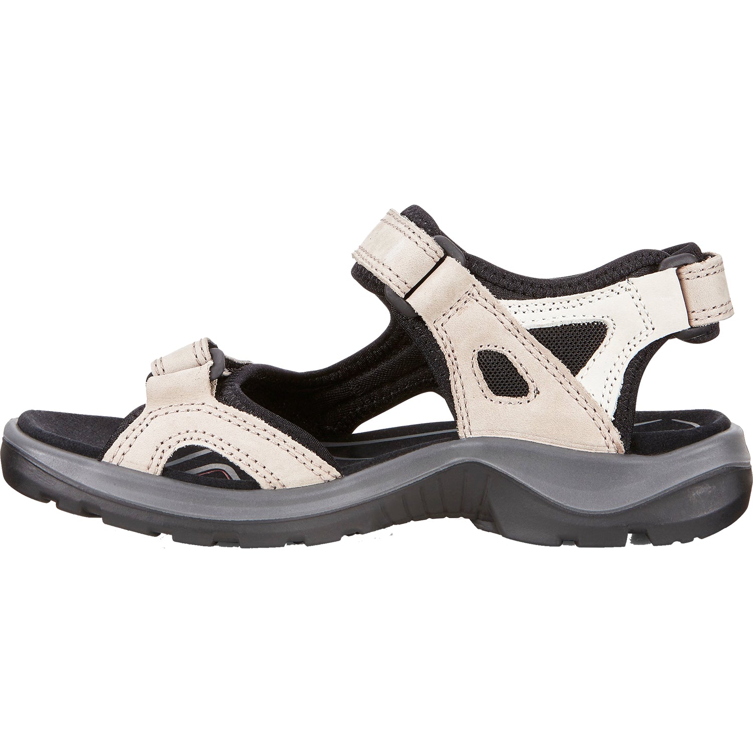 Womens Ecco Women's Ecco Offroad Yucatan Atmosphere/Ice/White/Black Nubuck Atmosphere/Ice/White/Black Nubuck