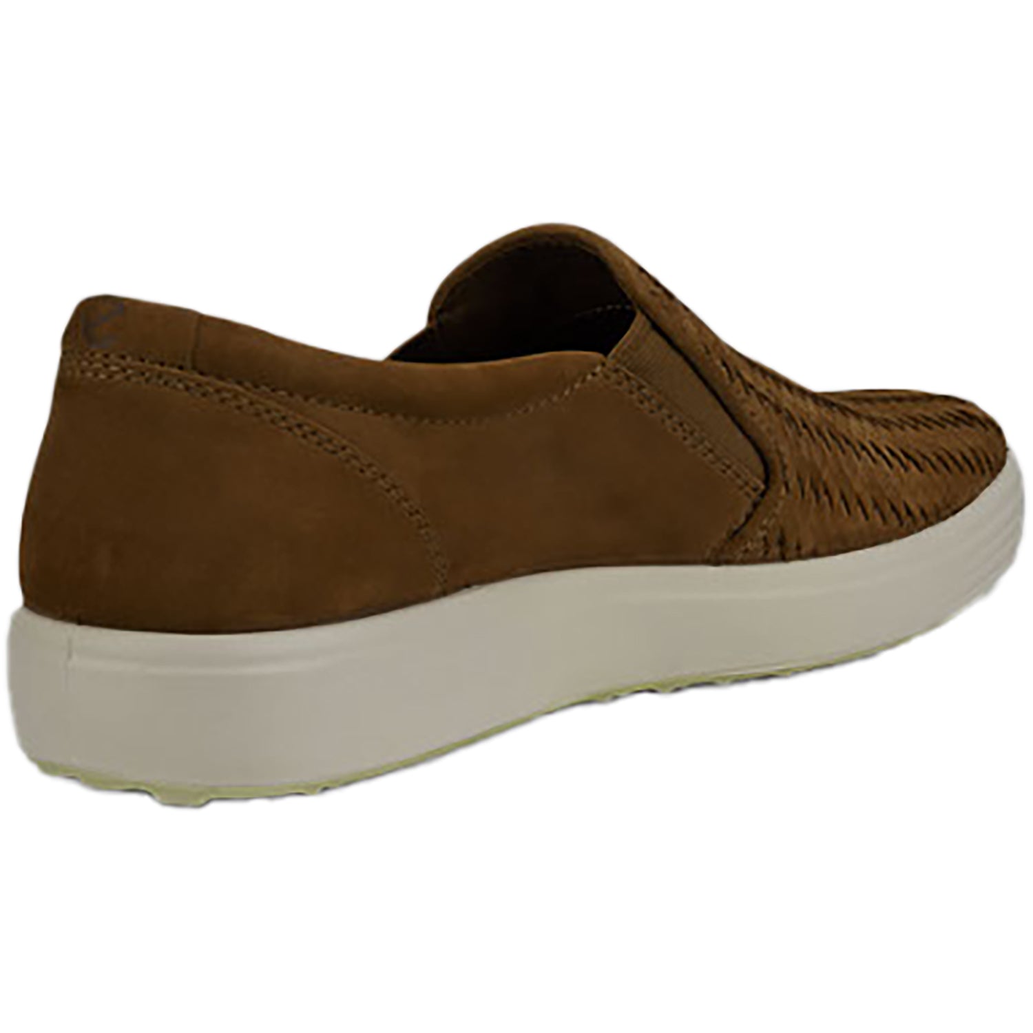 Mens Ecco Ecco Soft 7 Men's Slip On Shoes Camel Cow Nubuck Camel Cow Nubuck