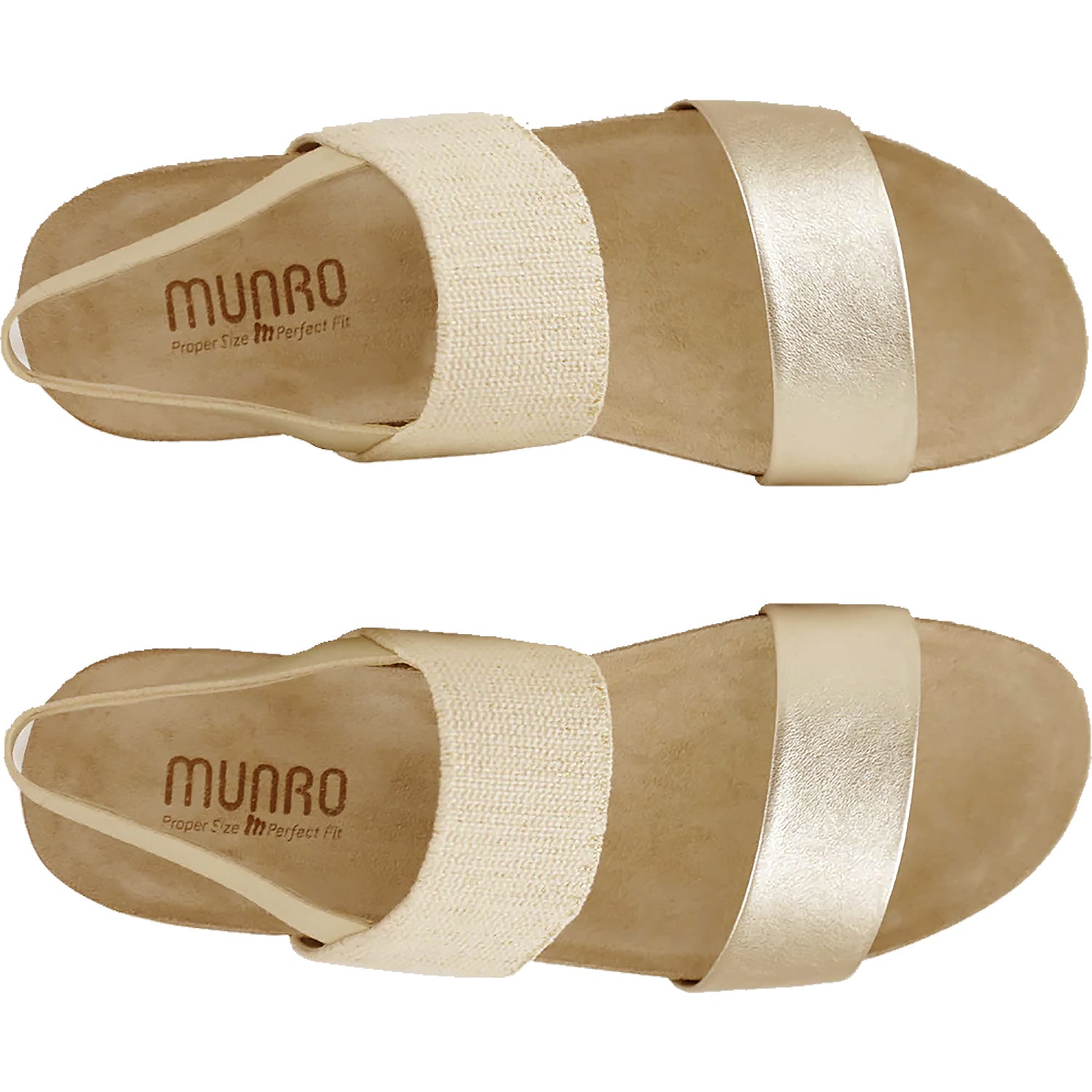 Womens Munro Women's Munro Pisces Gold/Oro Lux Leather Gold/Oro Lux Leather
