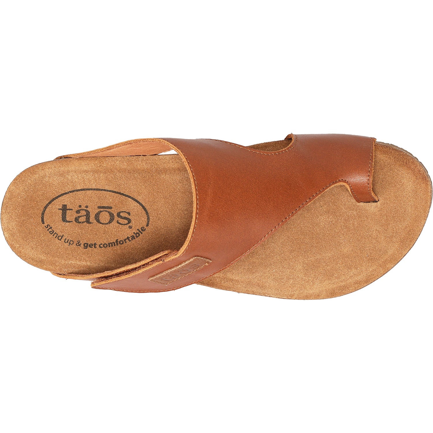 Womens Taos Taos Loop Women's Thong Sandals Brandy Leather Brandy Leather