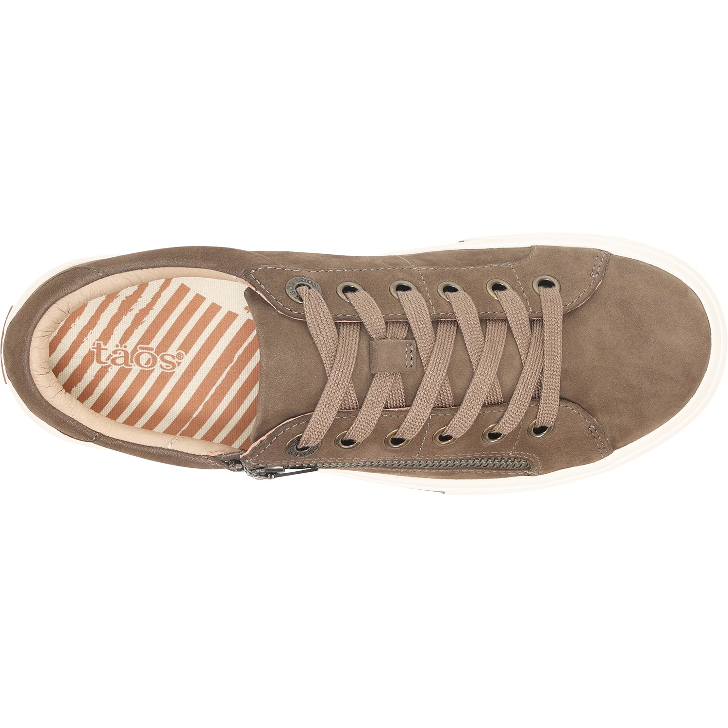 Womens Taos Taos Z Soul Lux Women's Sneakers Dark Taupe Nubuck Dark Taupe Nubuck