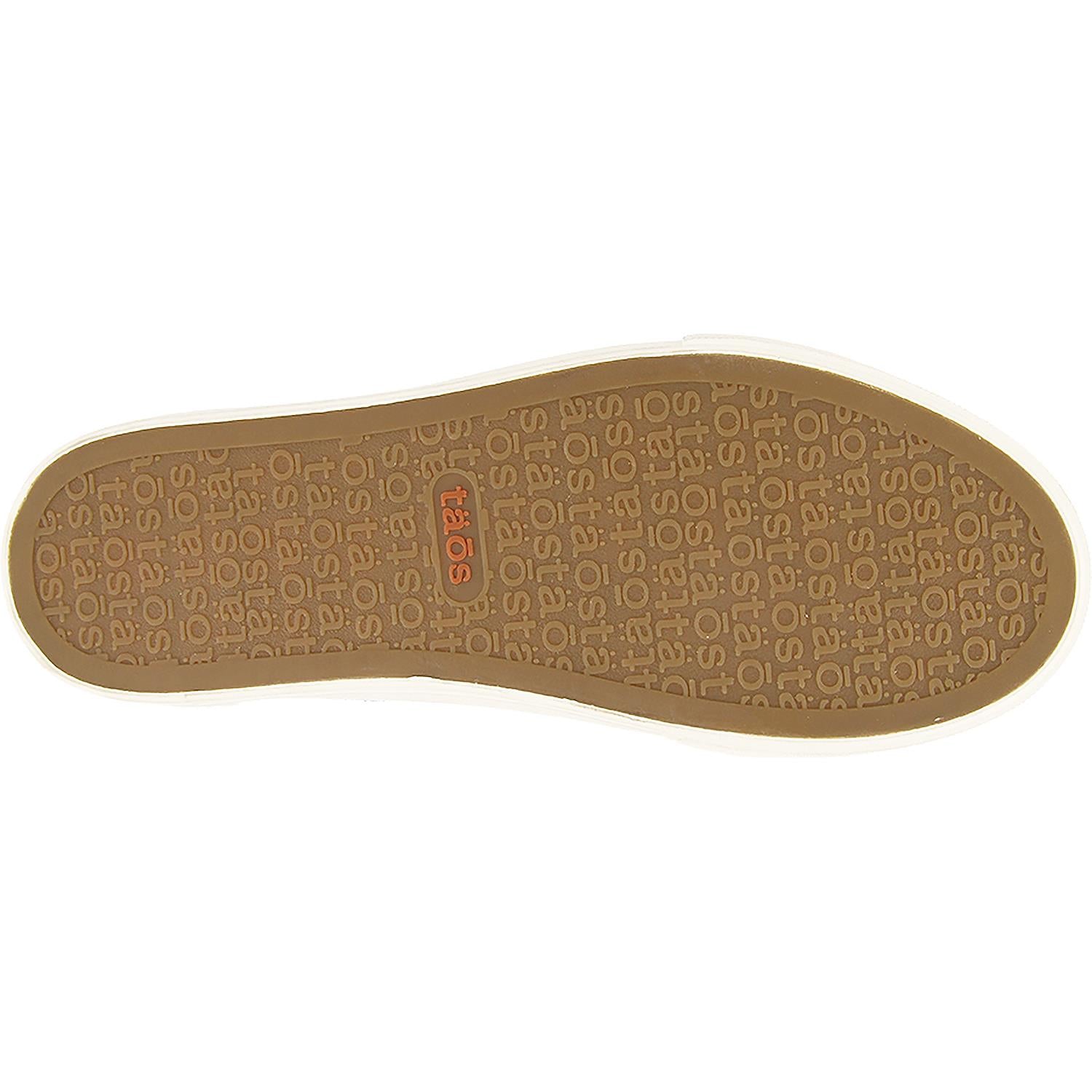 Womens Taos Taos Rubber Soul Women's Slip On Sneakerss White Canvas White Canvas