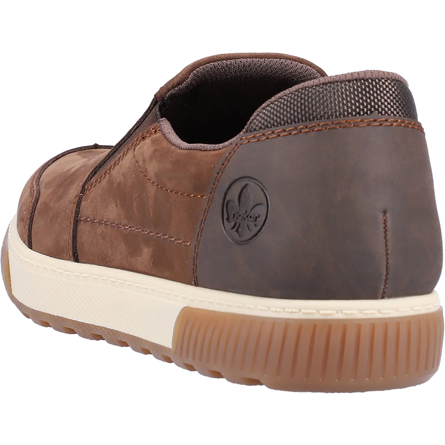 Mens Rieker Rieker 18951-25 Rex 51 Men's Slip Ons Cigar/Moro/Braun-Schwarz Cigar/Moro/Braun-Schwarz